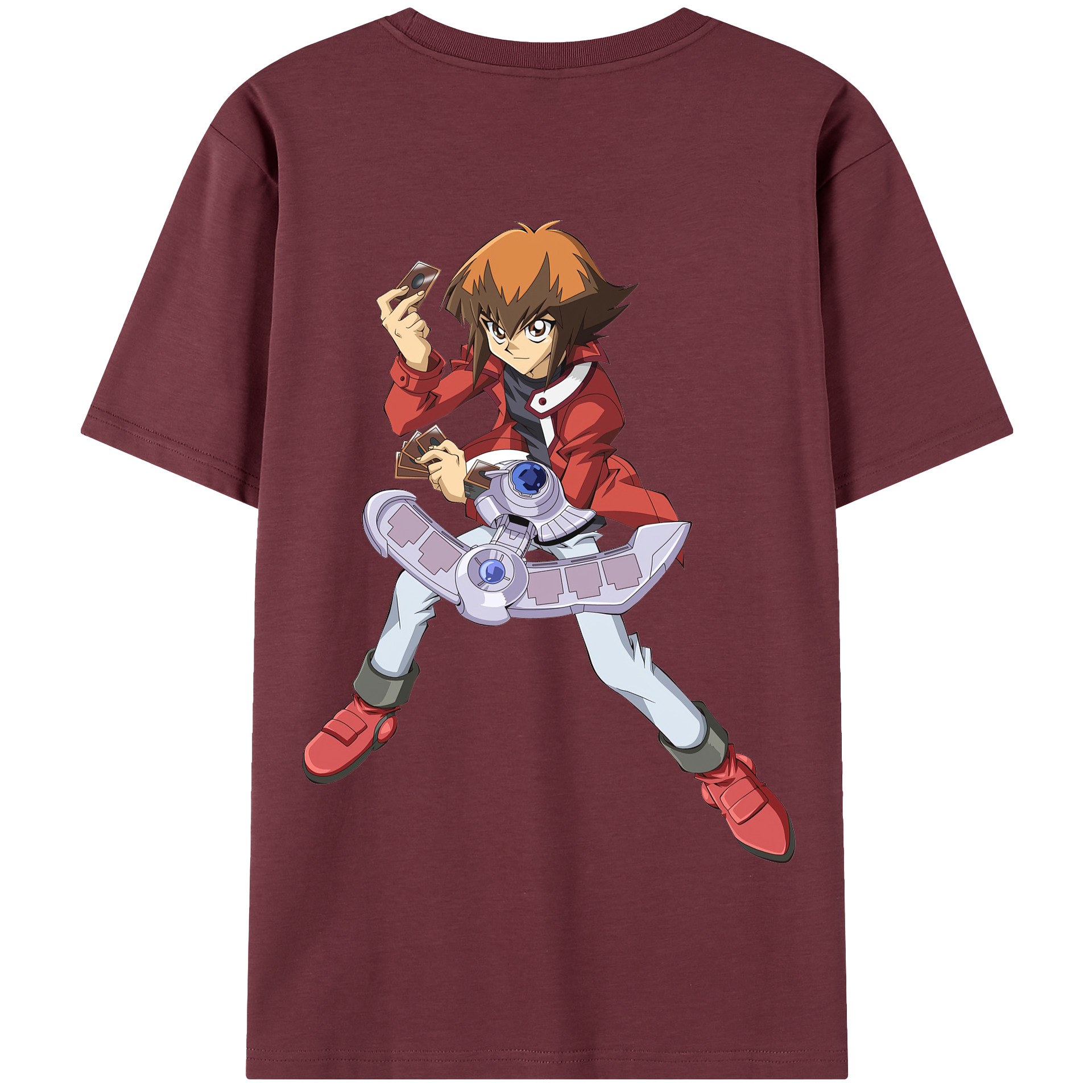 （画像用） 遊☆戯☆王 Yu-Gi-Oh! 綿100％半袖Tシャツ（背面プリント）